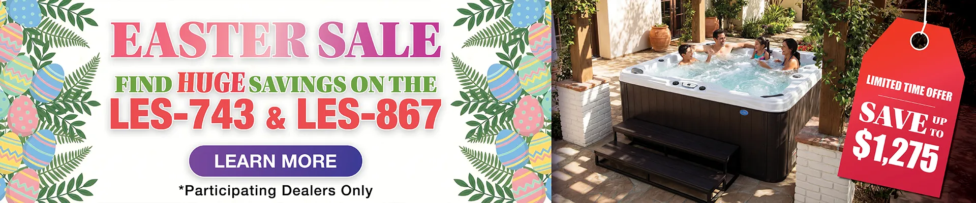 Calspas hot tub being used in a family setting - Nantes