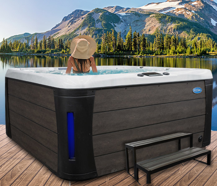 Calspas hot tub being used in a family setting - hot tubs spas for sale Nantes